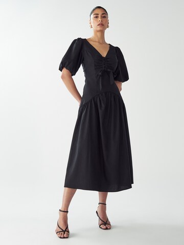 Willa Dress 'Inez' in Black: front