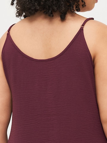 ONLY Carmakoma Top 'CARMETTA' w kolorze fioletowy