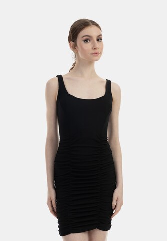 myMo at night Dress in Black: front
