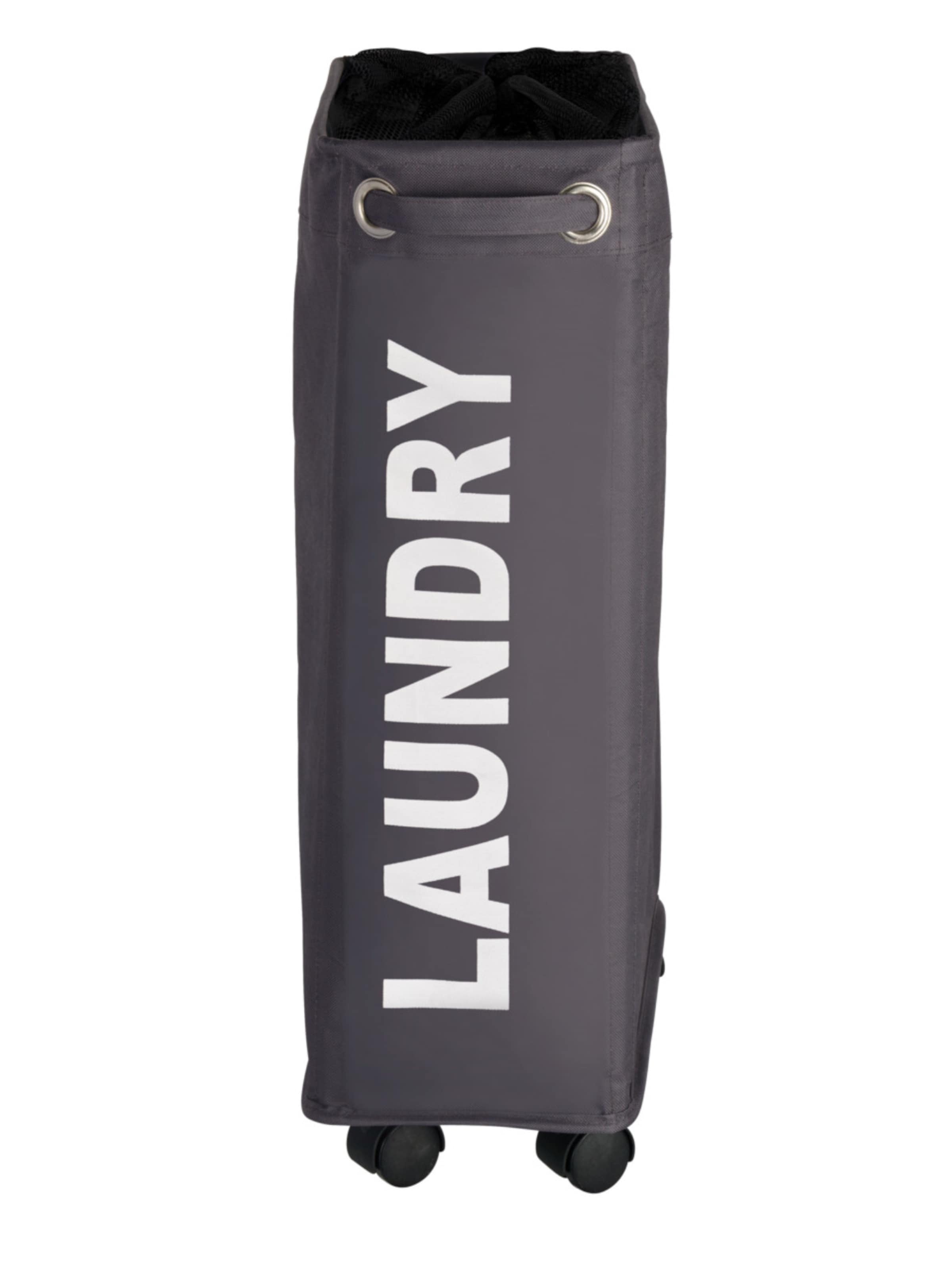 Wenko Wäschebehälter 'Corno' in Grau