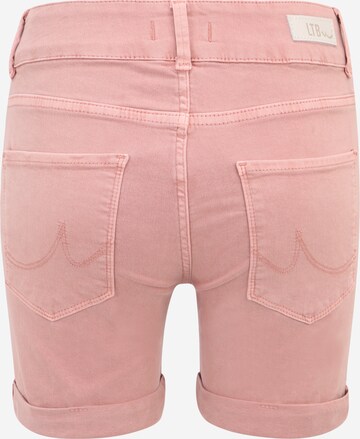 LTB - Slimfit Calças 'BECKY' em rosa