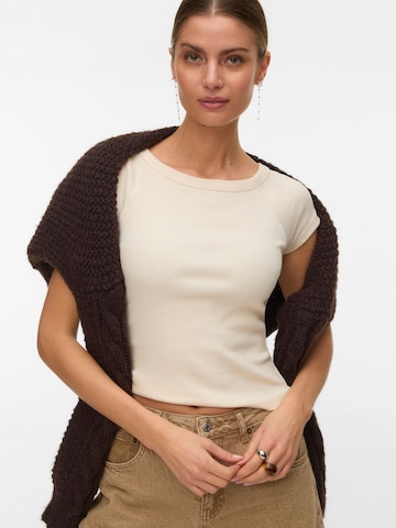 VERO MODA Top in Beige: voorkant