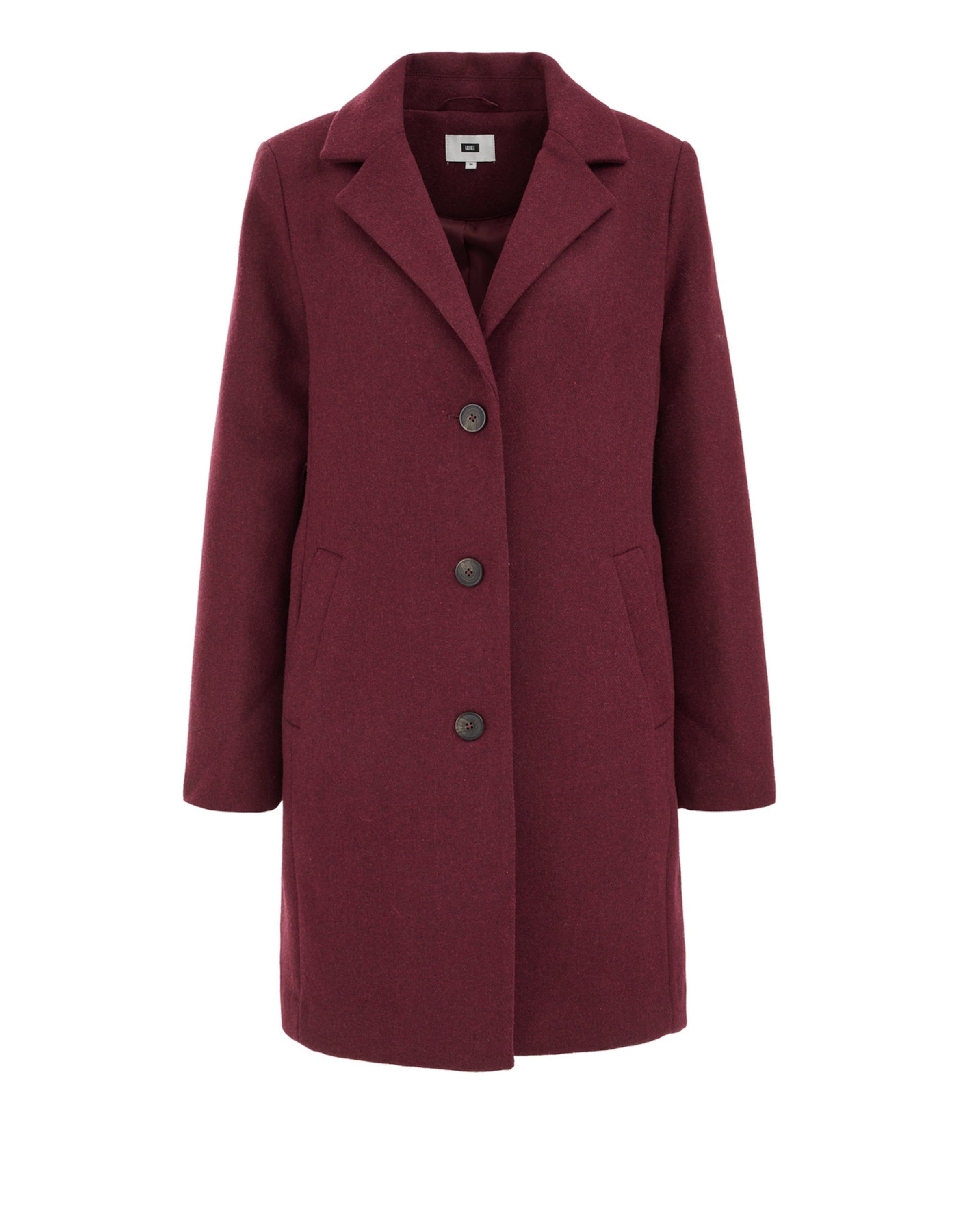 Palton de primăvară-toamnă de la WE Fashion pe roșu: față