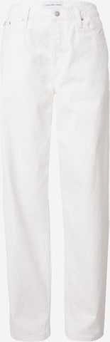 Calvin Klein Jeans Štandardný strih Džínsy - biela: predná strana