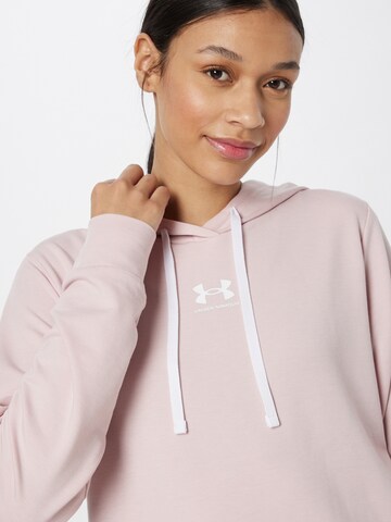 Felpa sportiva 'Rival' di UNDER ARMOUR in rosa