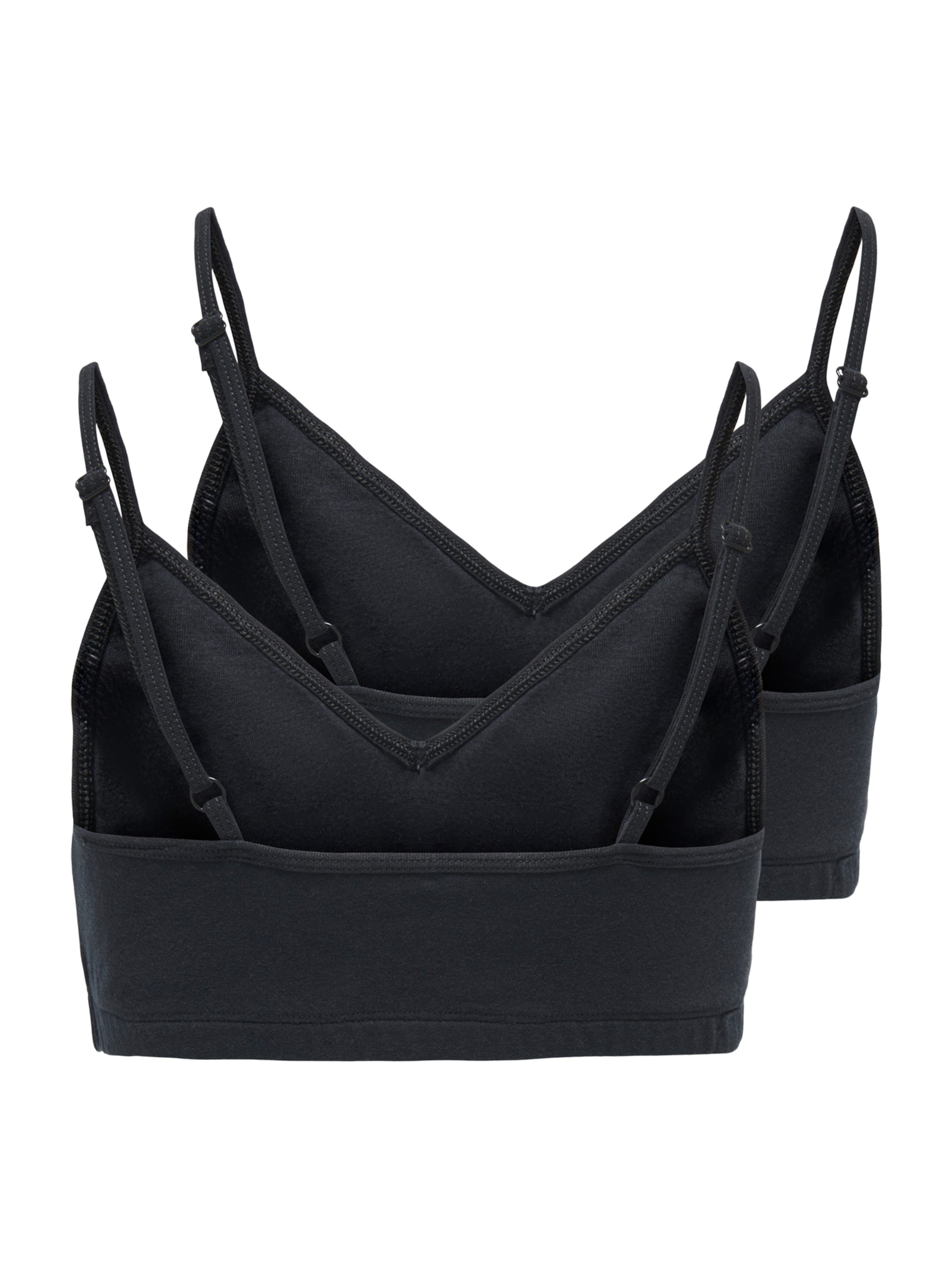 ONLY GIRLS Bustier Biustonosz 'KOGLOLA' w kolorze czarny