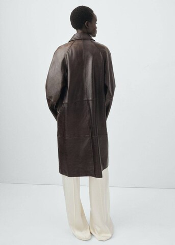 MANGO Between-Seasons Coat in Brown