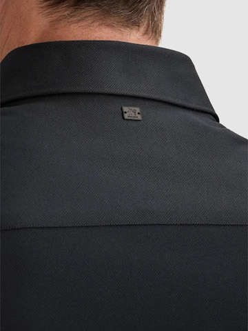VANGUARD Regular fit Overhemd 'Elevated Knit shirt with widespread collar' in Blauw