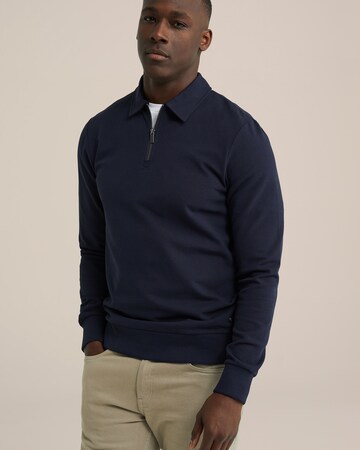 WE Fashion Sweatshirt in Blue: front