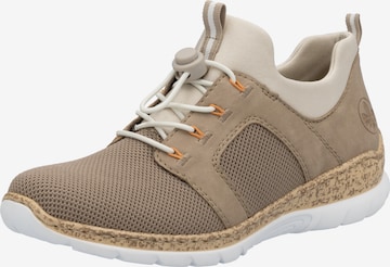 Slip on Rieker en marron : devant