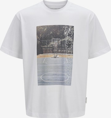 T-Shirt JACK & JONES en blanc : devant