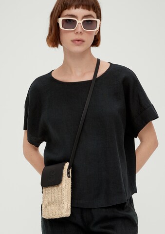 s.Oliver Blouse in Zwart: voorkant