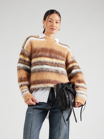 Pulover 'HALEY' de la TOPSHOP pe bej: față