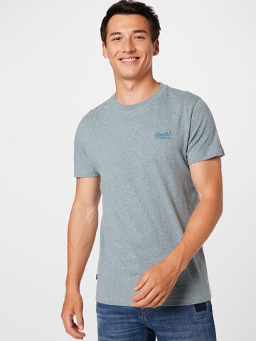 Superdry T-Shirt in Blau: predná strana