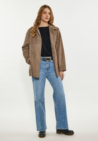 DreiMaster Vintage - Abrigo de entretiempo en gris