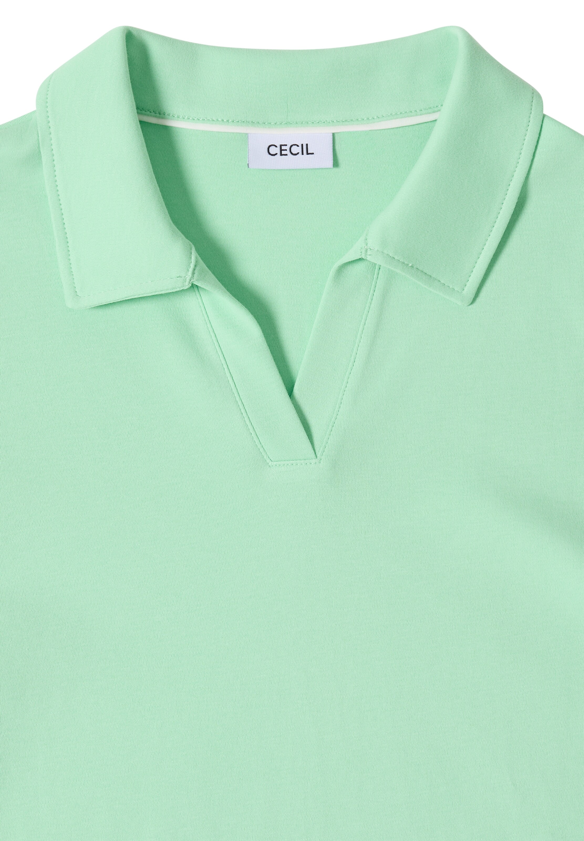 CECIL Poloshirt in Grün