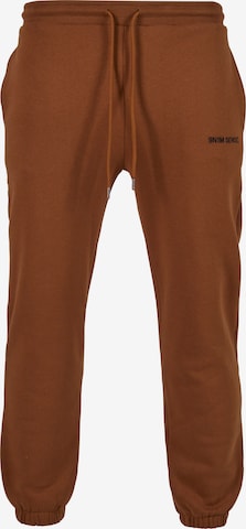 Effilé Pantalon 'Essential' 9N1M SENSE en marron : devant