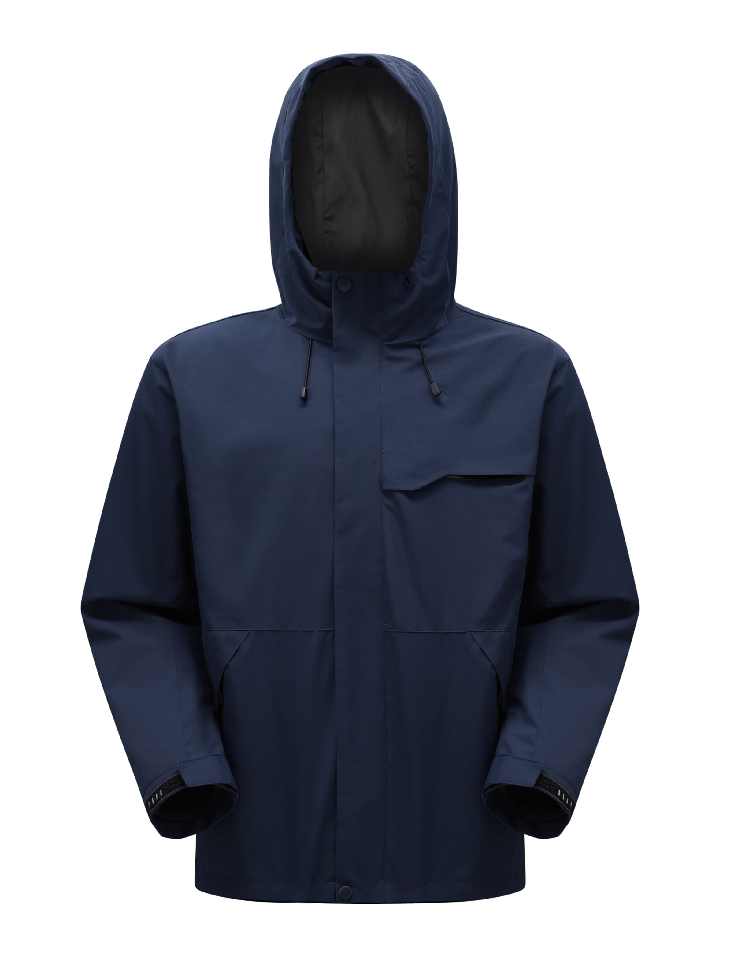 YOUTHUP Outdoor jacket 'Wandrer' in Blue: front