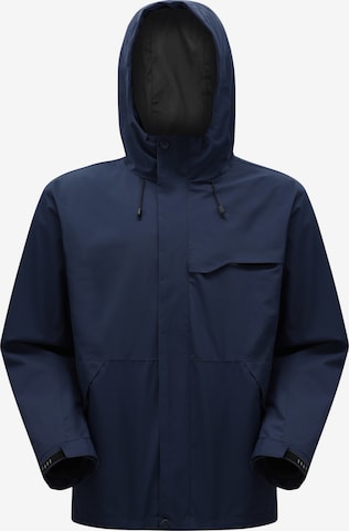YOUTHUP Outdoor jacket 'Wandrer' in Blue: front