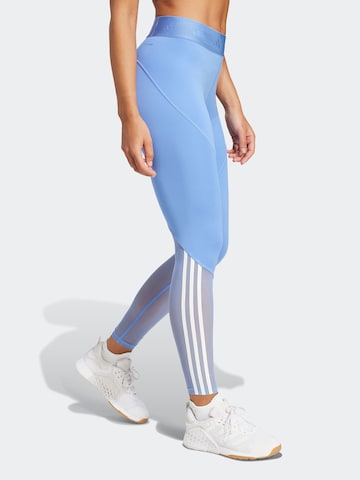 Skinny Pantalon de sport 'HYGLM' ADIDAS PERFORMANCE en bleu : devant
