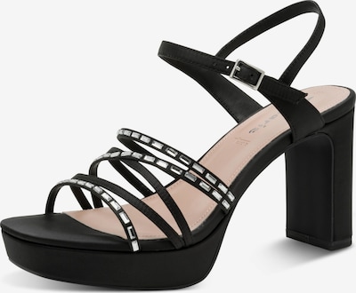 Basutės su dirželiais iš Tamaris, spalva – juoda, Prekių apžvalga