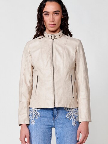 KOROSHI Jacke in Beige: Vorderseite