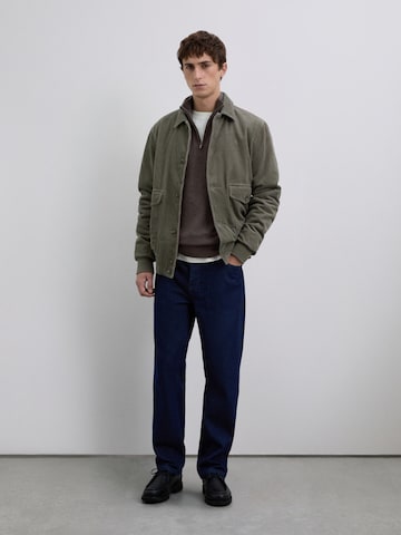 Scalpers Svetr 'Peak' – šedá: přední strana