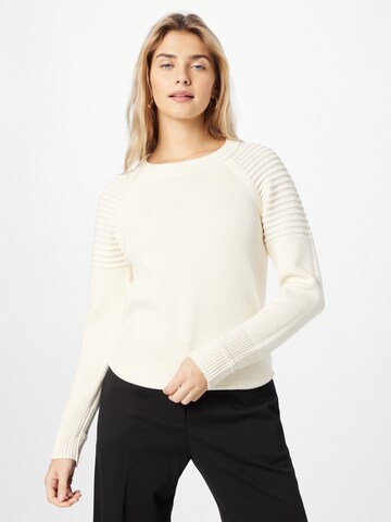 BOSS Pullover 'Folmar' in Weiß: predná strana