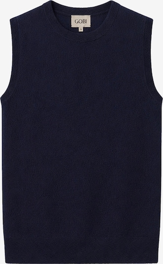 S dydžio Megzta liemenė 'Women's Essential Cashmere Crewneck Vest' iš GOBI Cashmere, spalva – tamsiai mėlyna, Prekių apžvalga