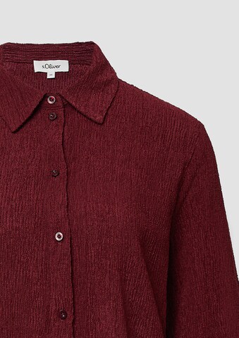 Chemisier s.Oliver en rouge