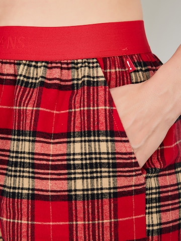 JOOP! - Calças de pijama ' After Dark ' em vermelho