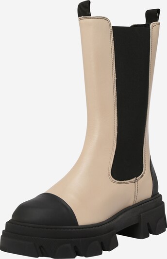 PAVEMENT Chelsea škornji 'Teresa' | bež / črna barva, Prikaz izdelka