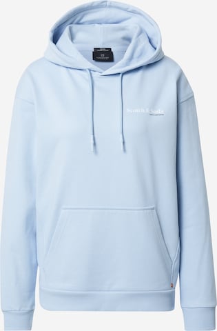 SCOTCH & SODA Sweatshirt in Blau: predná strana