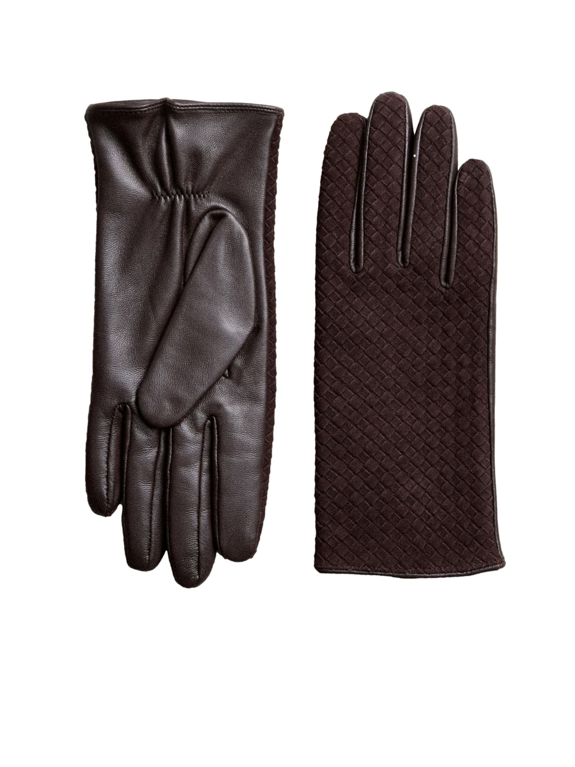 Next Fingerhandschuhe in Braun: Vorderseite