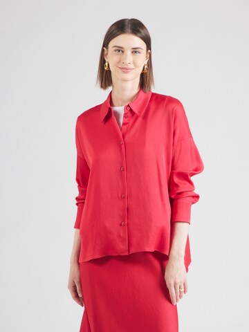 Camicia da donna 'Cloelia' di DRYKORN in rosso: frontale