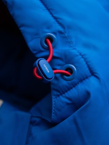 Ombre Winterjas in Blauw