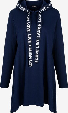 Sweat-shirt MIAMODA en bleu : devant