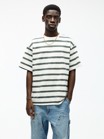 Pull&Bear Shirt in Groen: voorkant