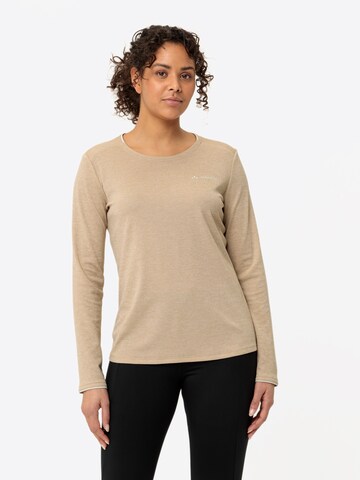 VAUDE Shirt in Beige: front