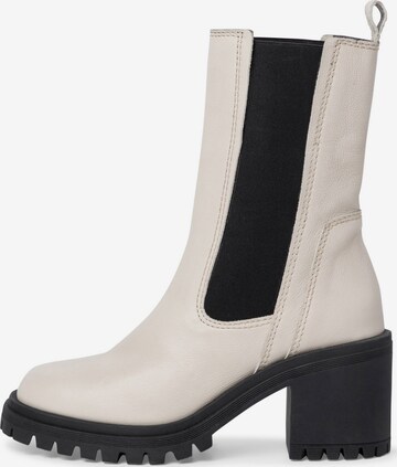 TAMARIS Chelsea boots i vit