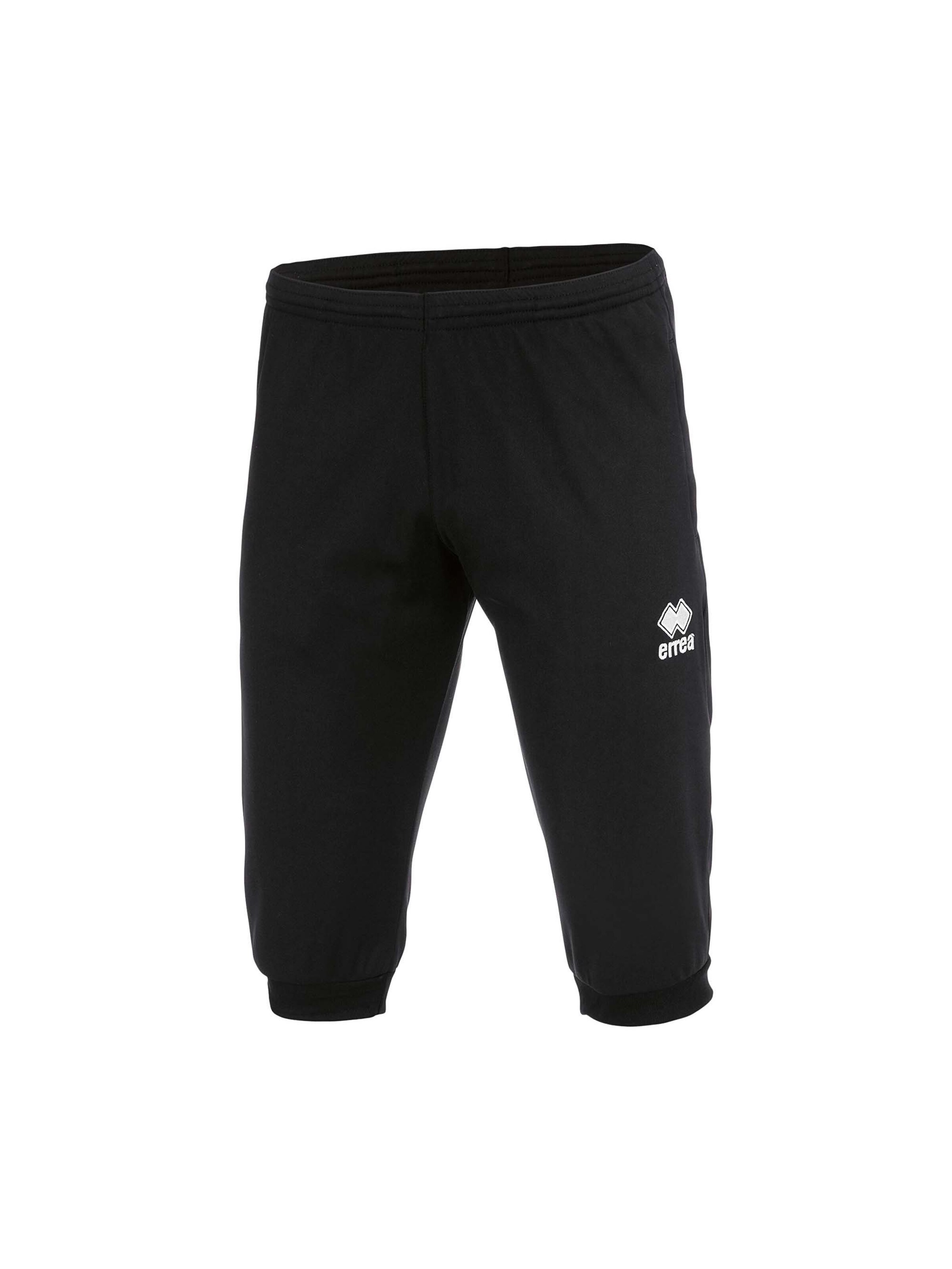 Effilé Pantalon de sport Errea en noir : devant