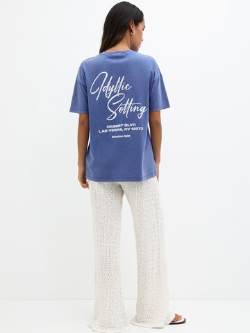 Pull&Bear Shirt in Blue