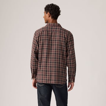 LEVI'S ® Regular fit Button Up Shirt 'JACKSONWORKER' in Brown