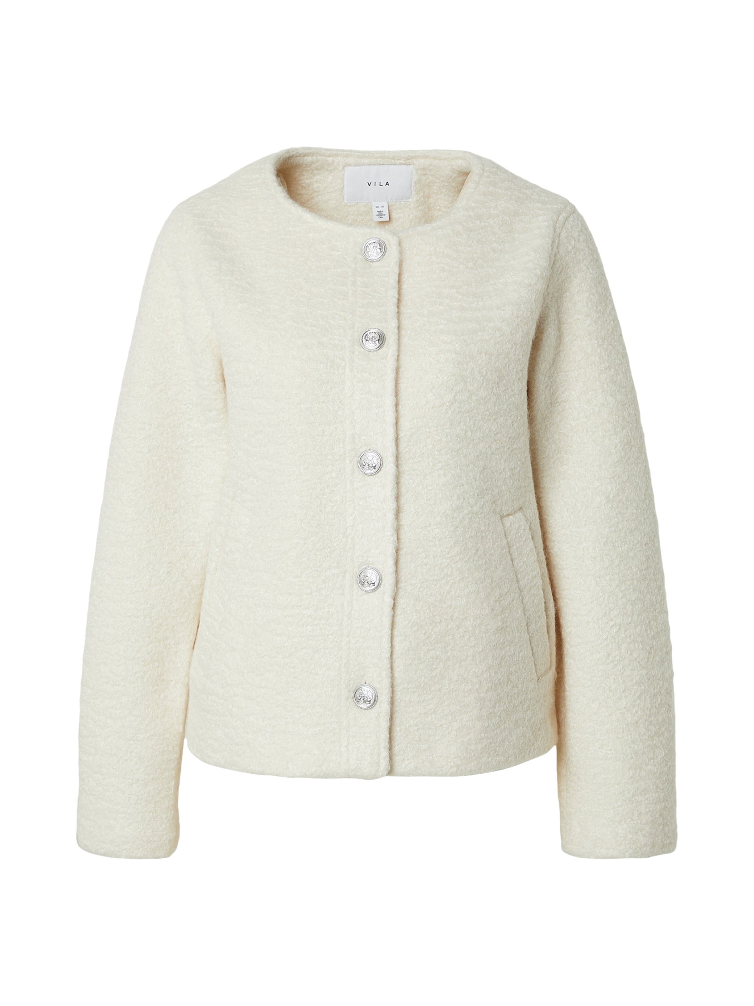 VILA Tussenjas in Grijs: voorkant