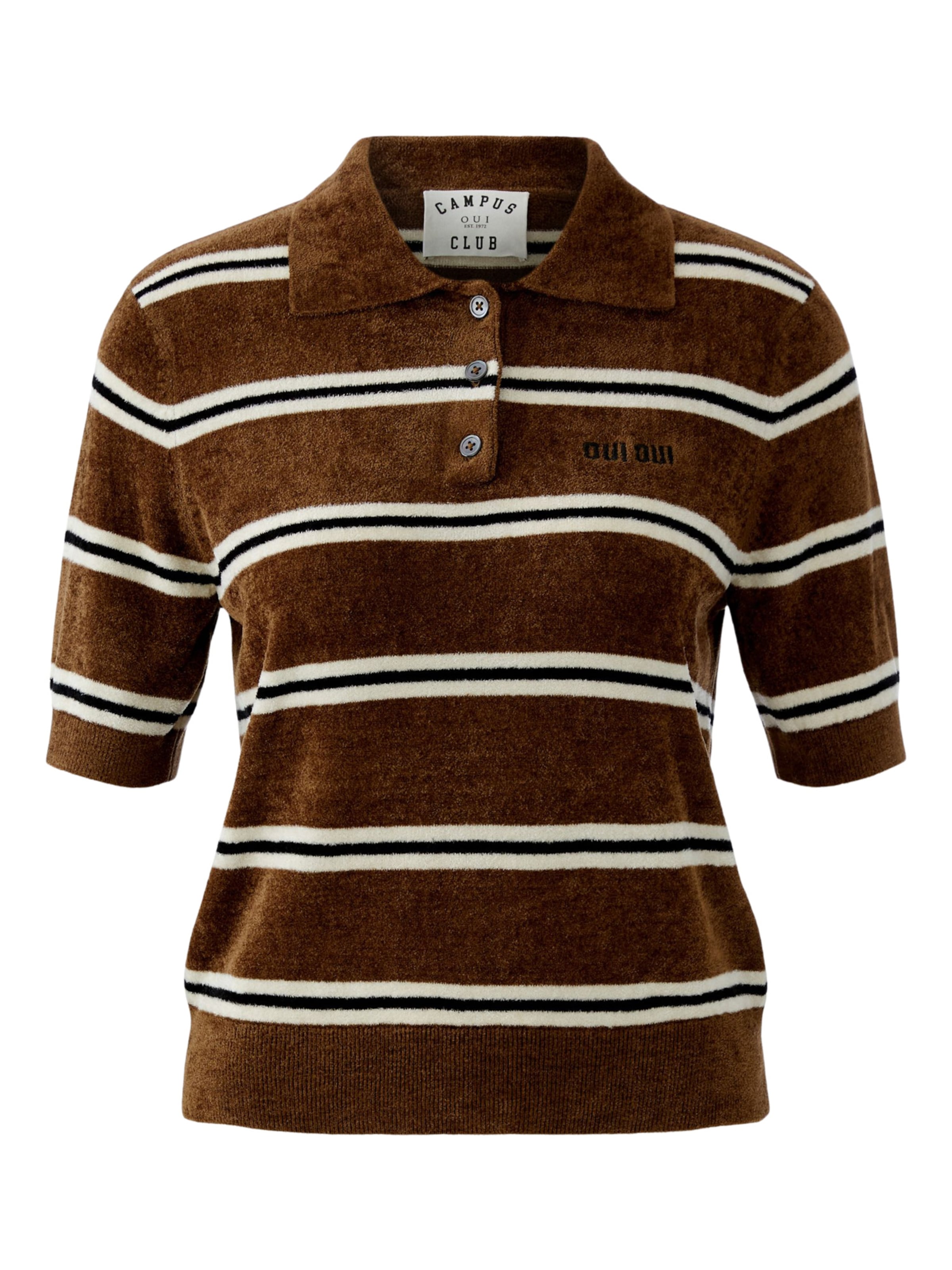 OUI Pullover in Braun: Vorderseite