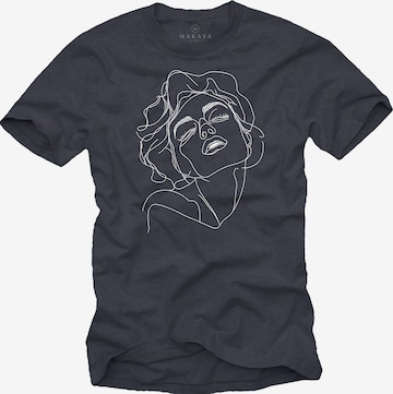 MAKAYA Shirt in Grey: front