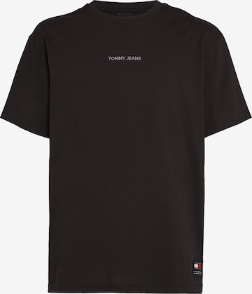 Tommy Jeans Plus Shirt in Black: front