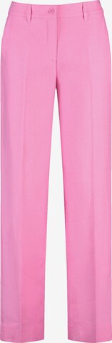 GERRY WEBER Regular Pleated Pants in Pink: front