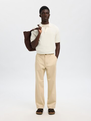 SELECTED Regular Broek in Beige