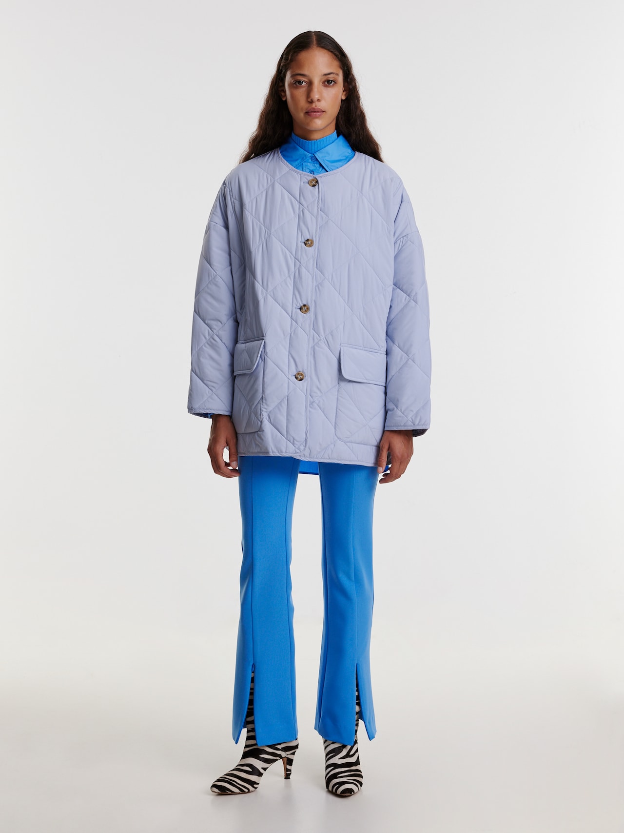 EDITED Produkte Jacke 'Inas' blau